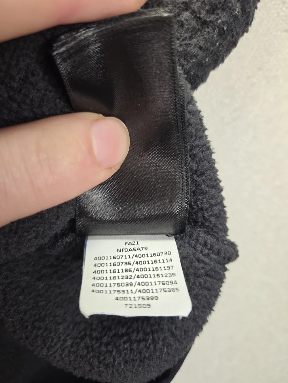The North Face Cragmont Fleece Pullover Mens L Black 1/4 Snap